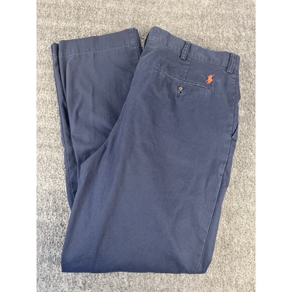 Polo Ralph Lauren Other - Mens Polo By Ralph Lauren Navy Blue Suffield Chino Style Pants 36 By 32